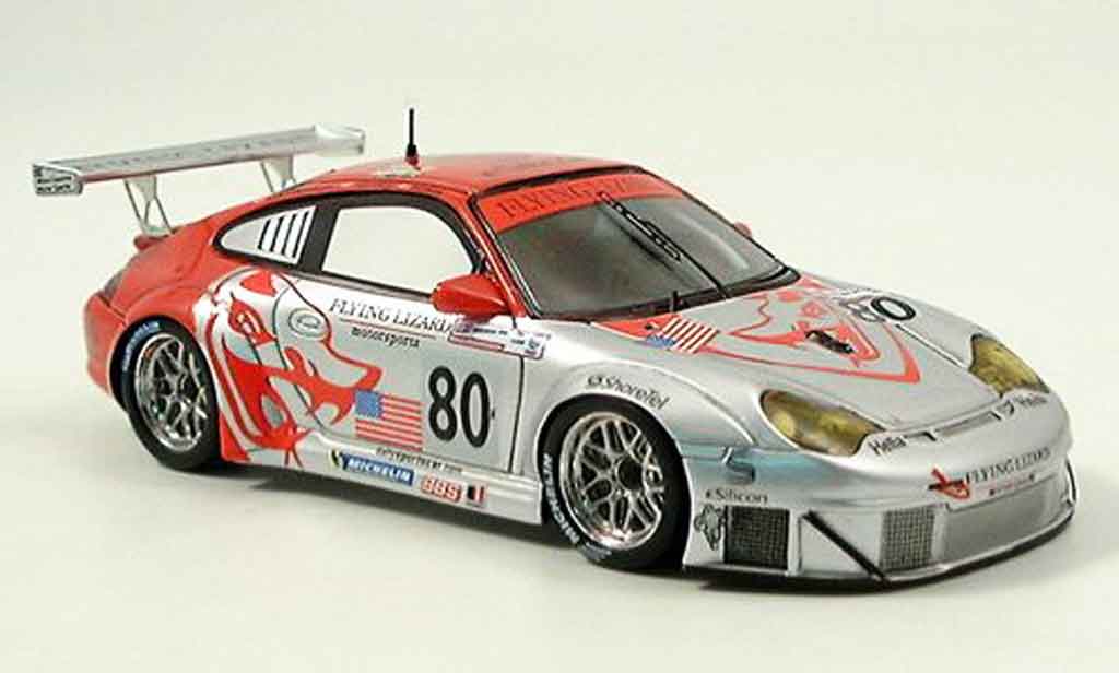 Porsche 996 GT3 RSR 1/43 Spark GT3 RSR No. 80 Le Mans 2005 modellino in miniatura
