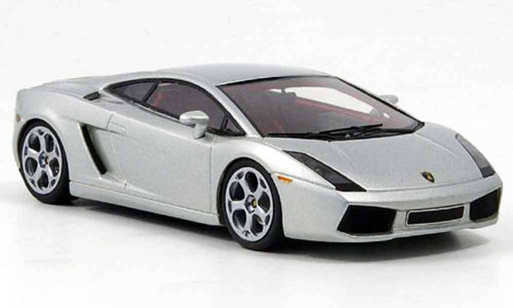 Lamborghini Gallardo 1/43 Look Smart grigio metallisee rossos interieur modellino in miniatura