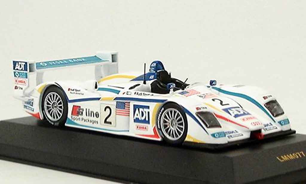 Audi R8 2005 1/43 IXO 2005 No. 2 3er Le Mans modellino in miniatura