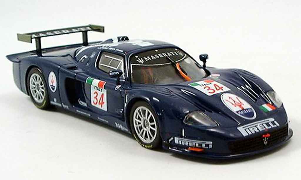 Maserati MC12 1/43 IXO no. 34 fia gt imola 2004 modellino in miniatura