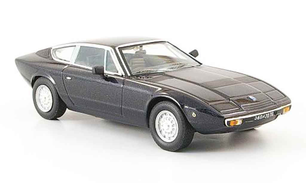 Maserati Khamsin 1/43 IXO nero 1972 modellino in miniatura