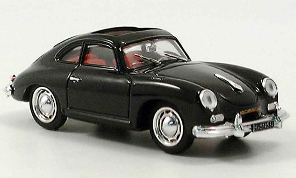 Porsche 356 1952 1/43 Brumm 1952 Coupe nero geoffnetes Schiebedach modellino in miniatura