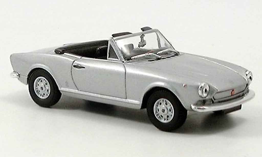 Fiat 124 1/43 Starline Spider grigio metallisee modellino in miniatura