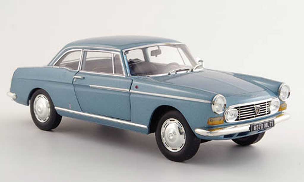 Peugeot 404 coupe 1/18 Norev coupe grigio blu modellino in miniatura