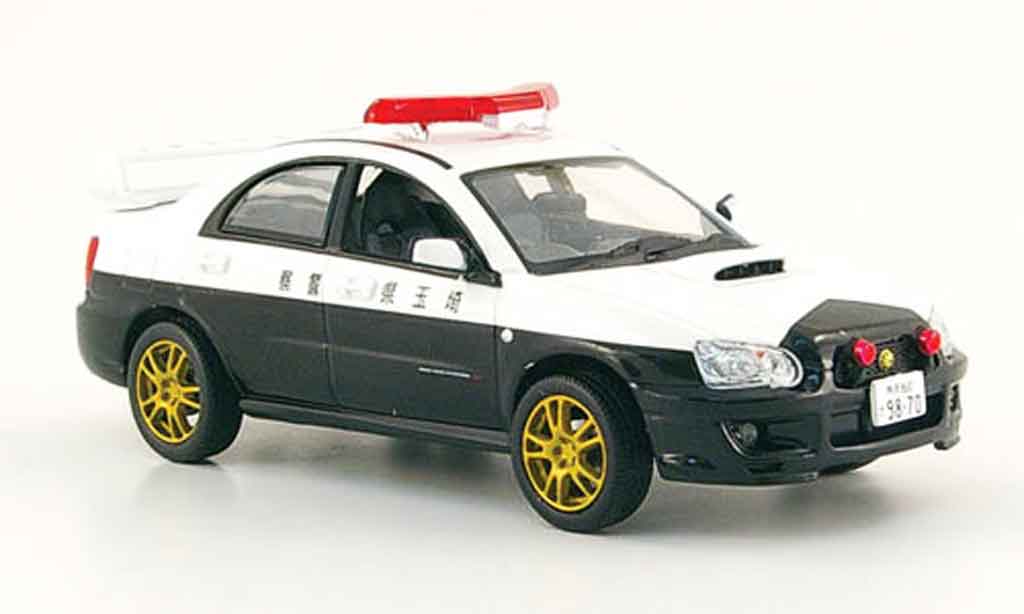 Subaru Impreza WRX 1/43 Norev STI WRX police japan 2003 modellino in miniatura