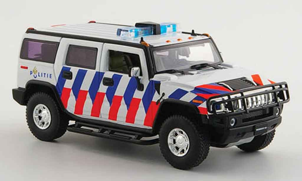 Hummer H2 1/43 Norev police Niederlande modellino in miniatura
