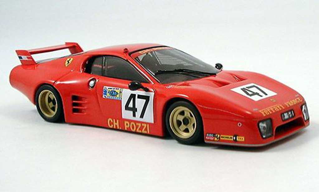 Ferrari 512 BB LM 1/43 IXO BB LM No. 47 Ballot Le Mans 1981 modellino in miniatura