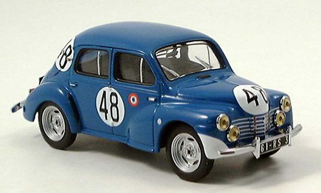 Renault 4CV 1/43 IXO No. 48 Le Mans 1948 modellino in miniatura