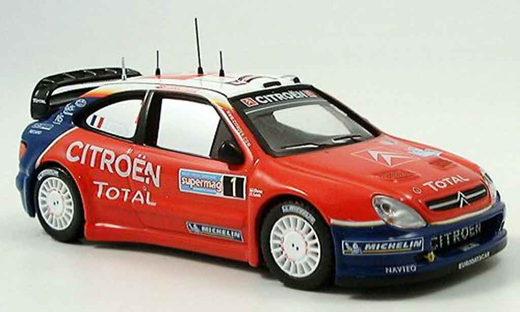 Citroen Xsara WRC 2005 1/43 IXO WRC 2005 no.1 loeb elena sieger rallye italien modellino in miniatura