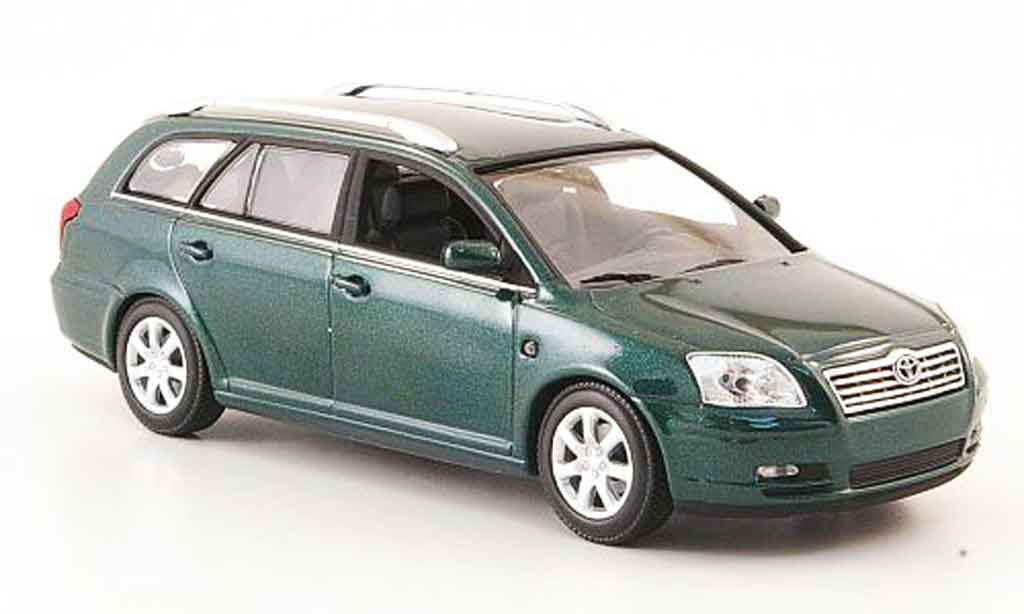 Toyota Avensis 1/43 Minichamps kombi grun 2002 modellino in miniatura