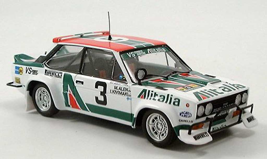 Fiat 131 Abarth 1/43 Trofeu Abarth Rallye Safari 1979 modellino in miniatura