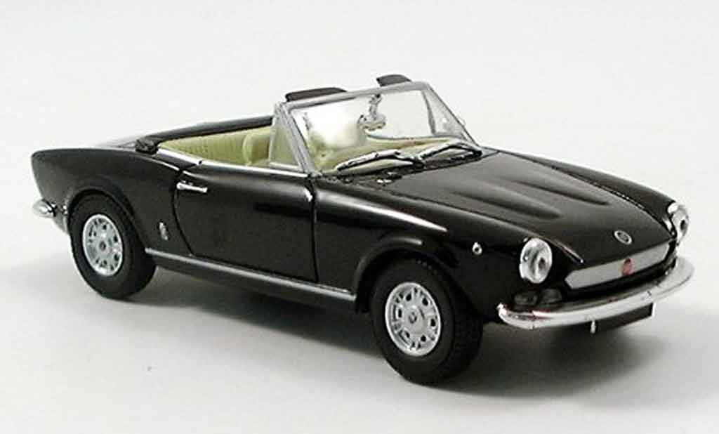 Fiat 124 1/43 Starline Spider nero modellino in miniatura