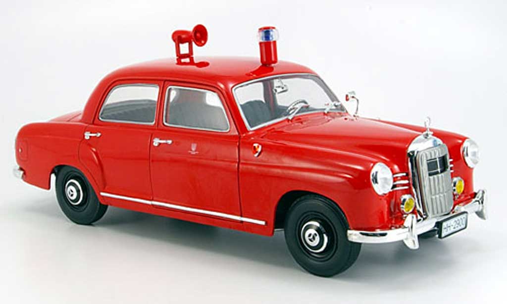 Mercedes 180 1/18 Revell (w 120) pompier 1963 modellino in miniatura