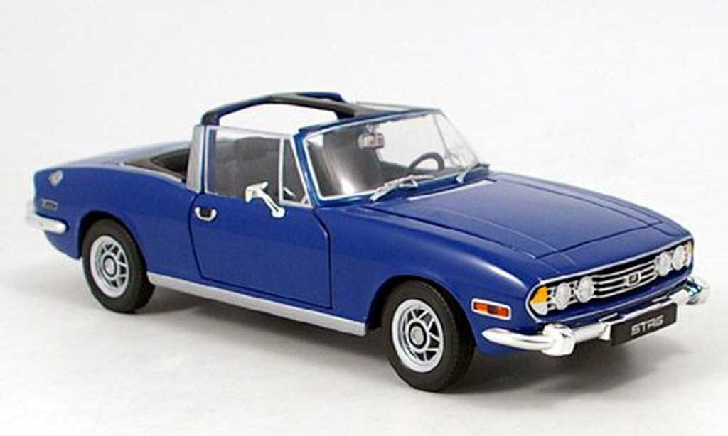 Triumph Stag 1/18 Revell blu 1970 modellino in miniatura