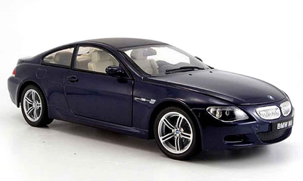 Bmw M6 E63 1/18 Revell E63 blu 2004 modellino in miniatura