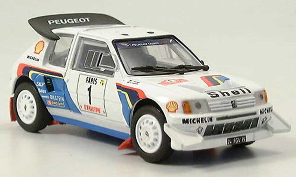Peugeot 205 Turbo 16 1/43 Solido Turbo 16 Rallye 1986 T16 modellino in miniatura