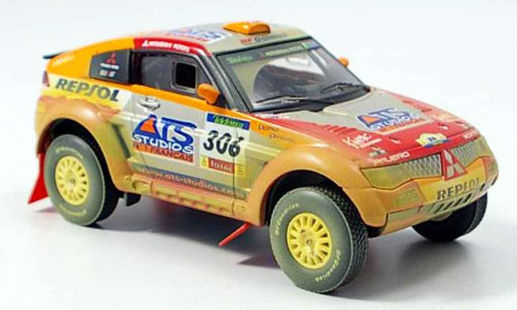 Mitsubishi Pajero Evolution 1/43 Solido Evolution MPR11 avec Schmutzeffekt 2005 modellino in miniatura