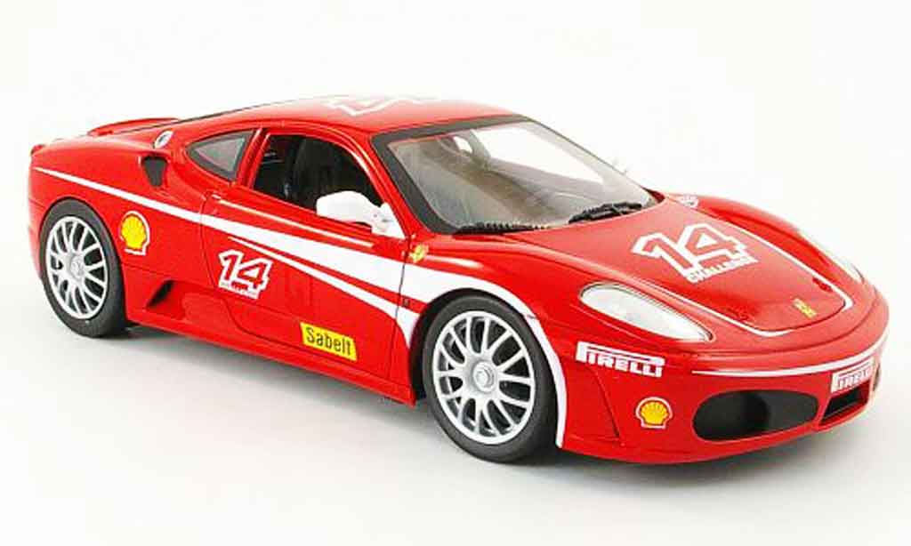 Ferrari F430 Challenge 1/18 Hot Wheels Challenge no.14 rosso modellino in miniatura