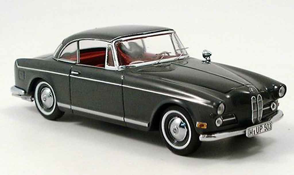 Bmw 503 1/43 Schuco Coupe grigio modellino in miniatura