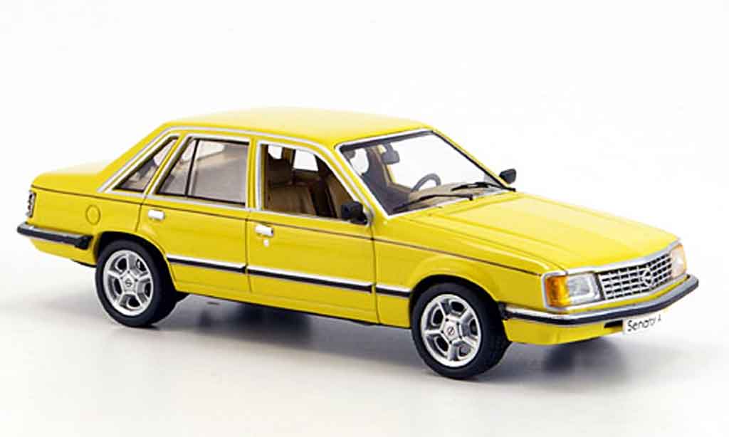 Opel Senator 1/43 Schuco a giallo modellino in miniatura
