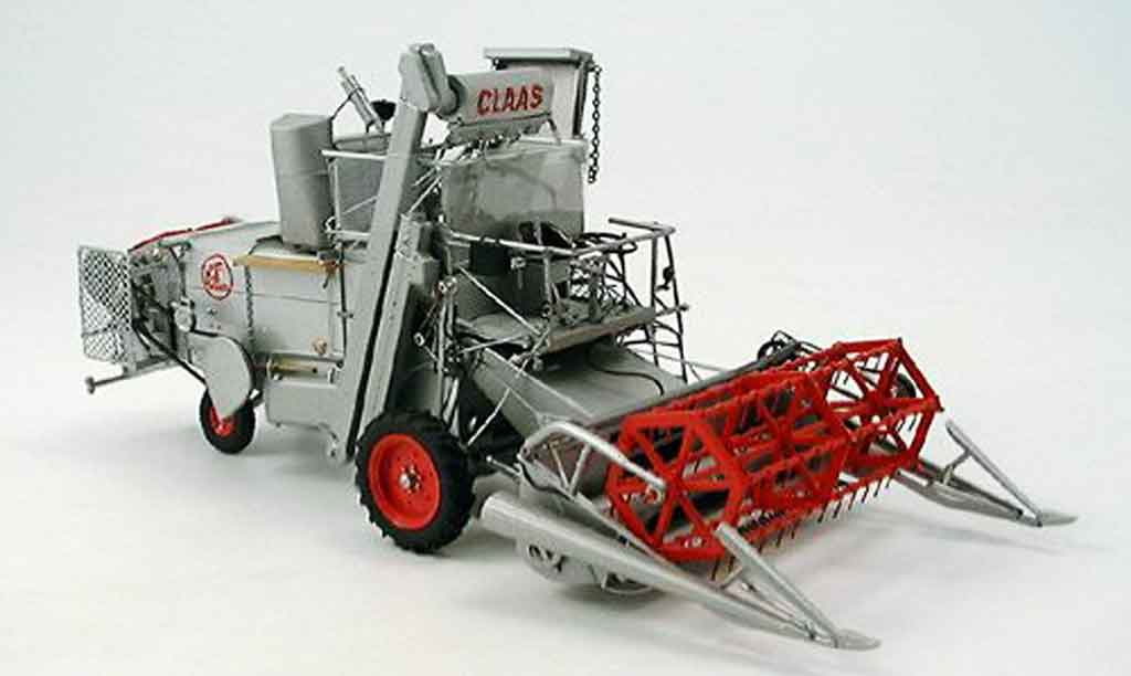 Claas Hercules 1/43 Schuco Mahdrescher grigio modellino in miniatura
