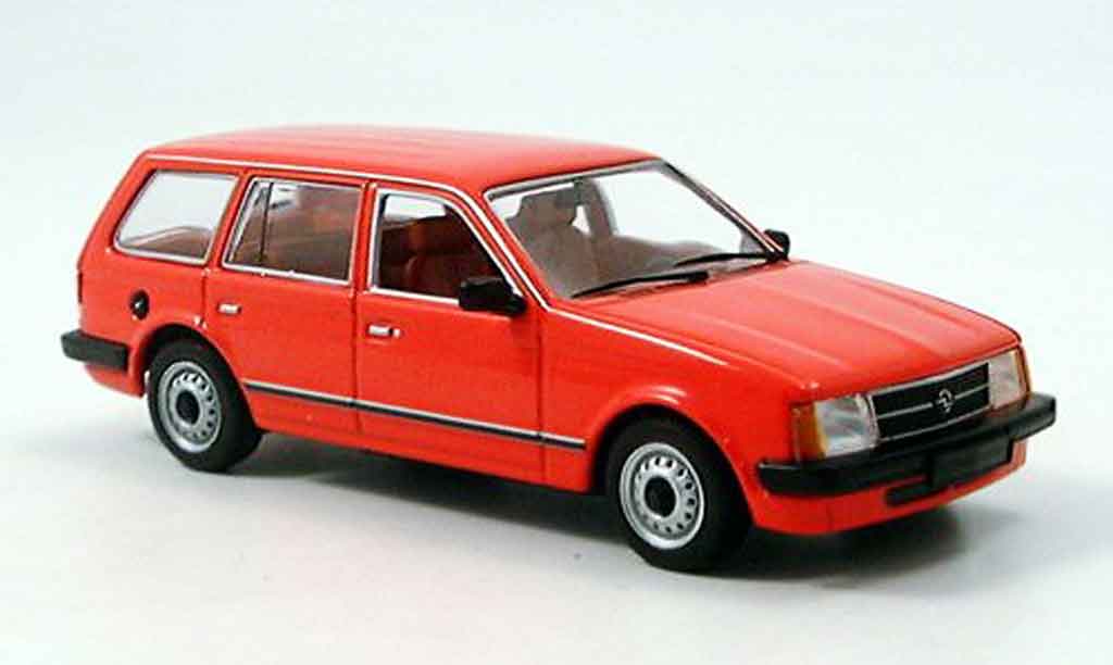 Opel Kadett D 1/43 Minichamps D caravan rosso 1979 modellino in miniatura