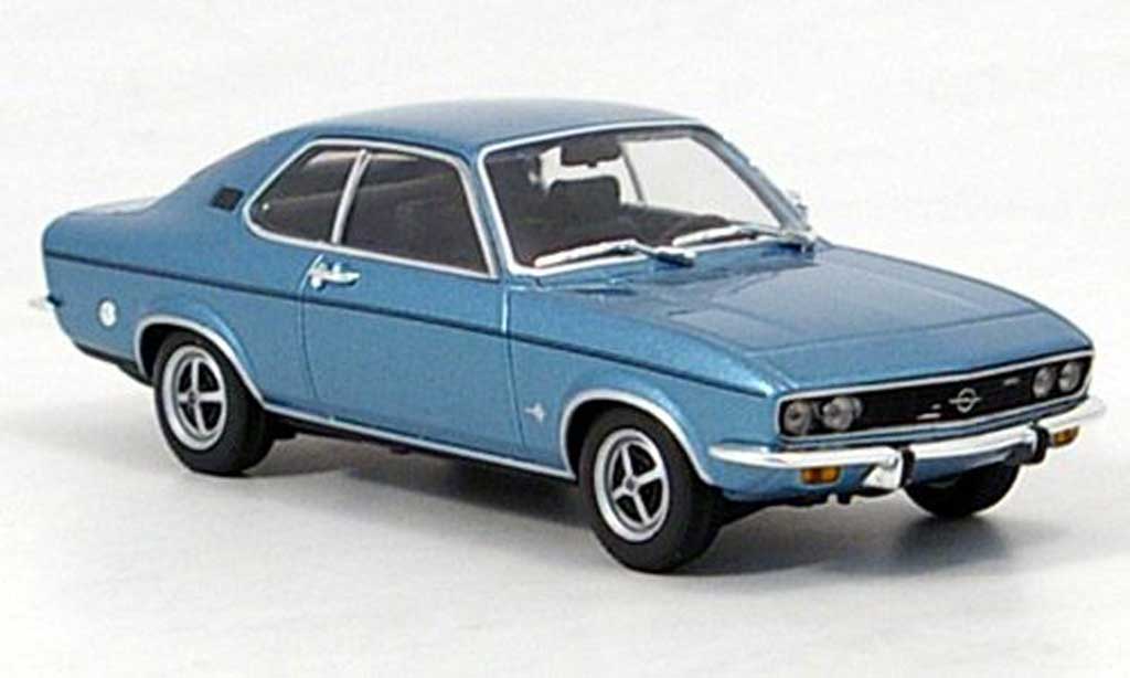 Opel Manta A 1/43 Minichamps A blu 1971 modellino in miniatura