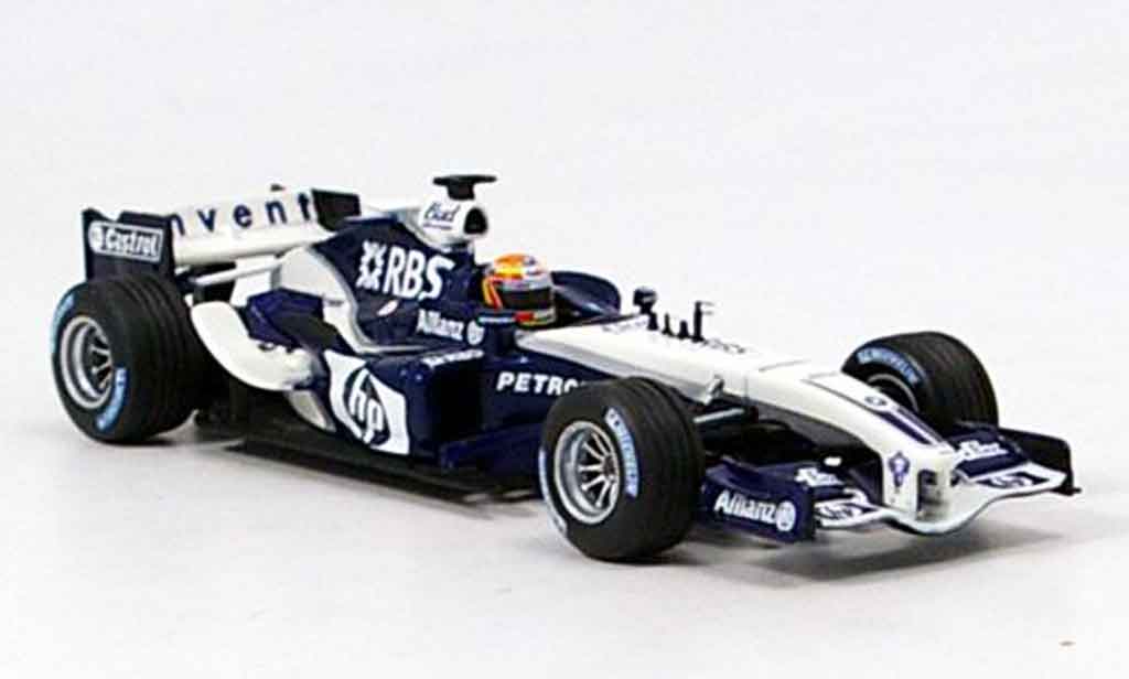 Bmw F1 2005 1/43 Minichamps 2005 Williams FW 27 A.Pizzonia modellino in miniatura