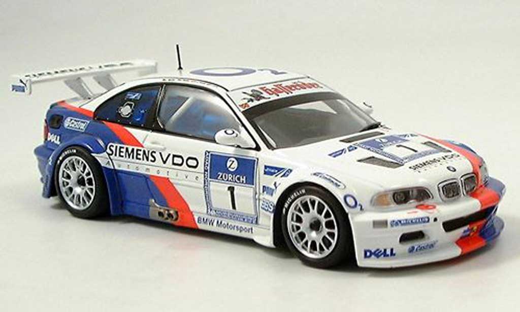 Bmw M3 E92 1/43 Minichamps E92 GTR No.1 Team Motorsport 24h ADAC Nurburgring 2005 modellino in miniatura