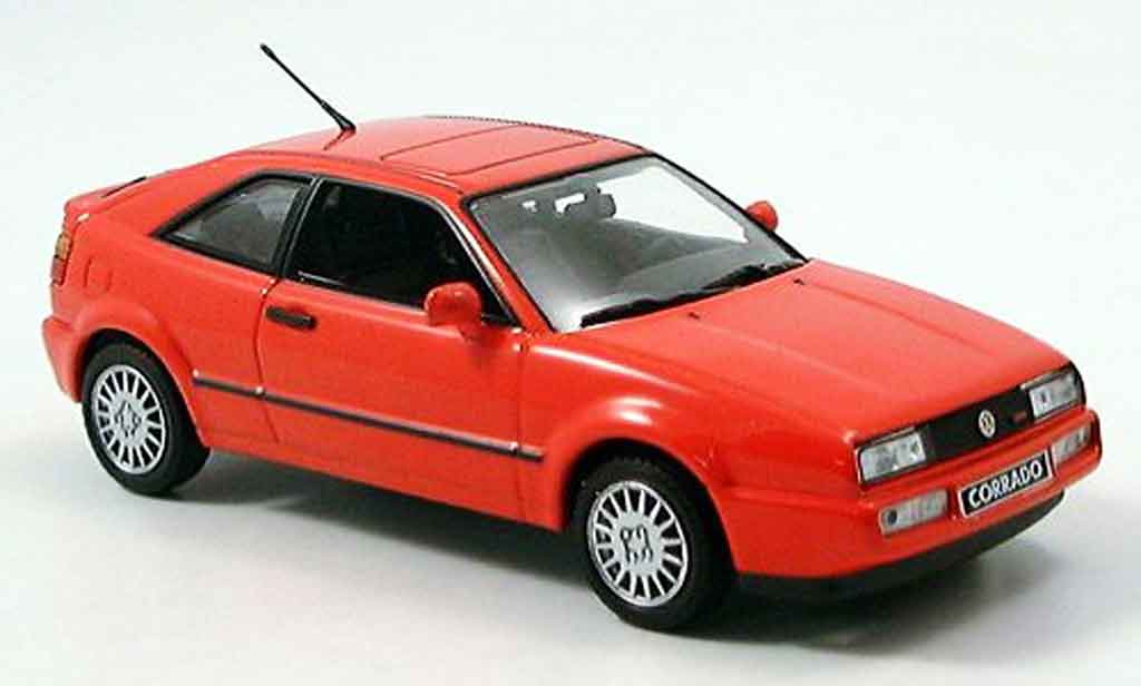Volkswagen Corrado G60 1/43 Minichamps G60 rosso 1990 modellino in miniatura