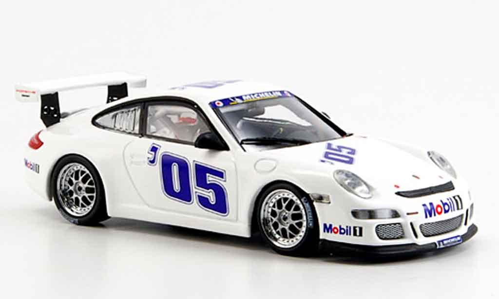 Porsche 997 GT3 CUP 1/43 Minichamps GT3 Cup 2005 bianco Prasentation modellino in miniatura