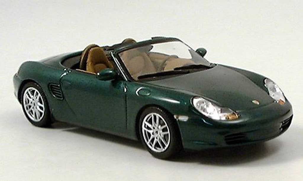 Porsche Boxster 1/43 Minichamps grun 2002 modellino in miniatura