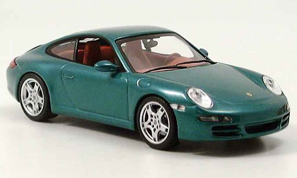 Porsche 996 S 1/43 Minichamps Carrera 911 Carrera S grun 2004 modellino in miniatura