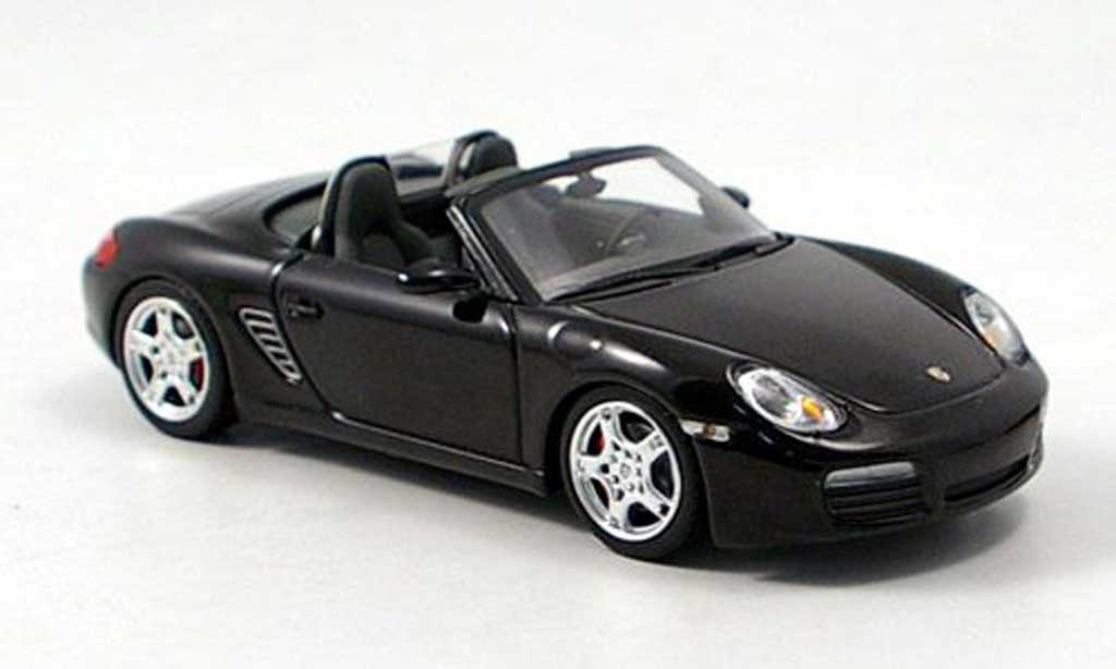 Porsche Boxster 1/43 Minichamps S nero 2005 modellino in miniatura