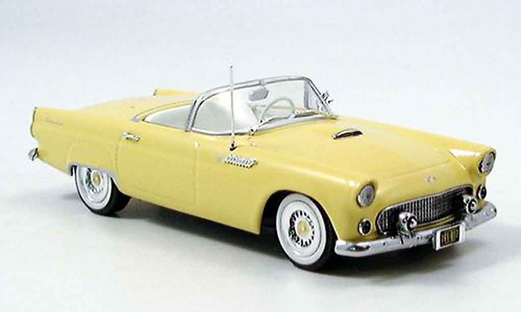 Ford Thunderbird 1955 1/43 Minichamps 1955 giallo 1955 modellino in miniatura