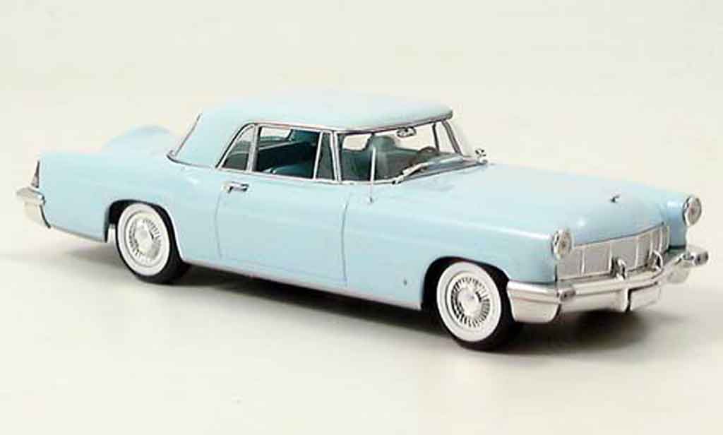 Lincoln Continental 1956 1/43 Minichamps 1956 MK II blu modellino in miniatura