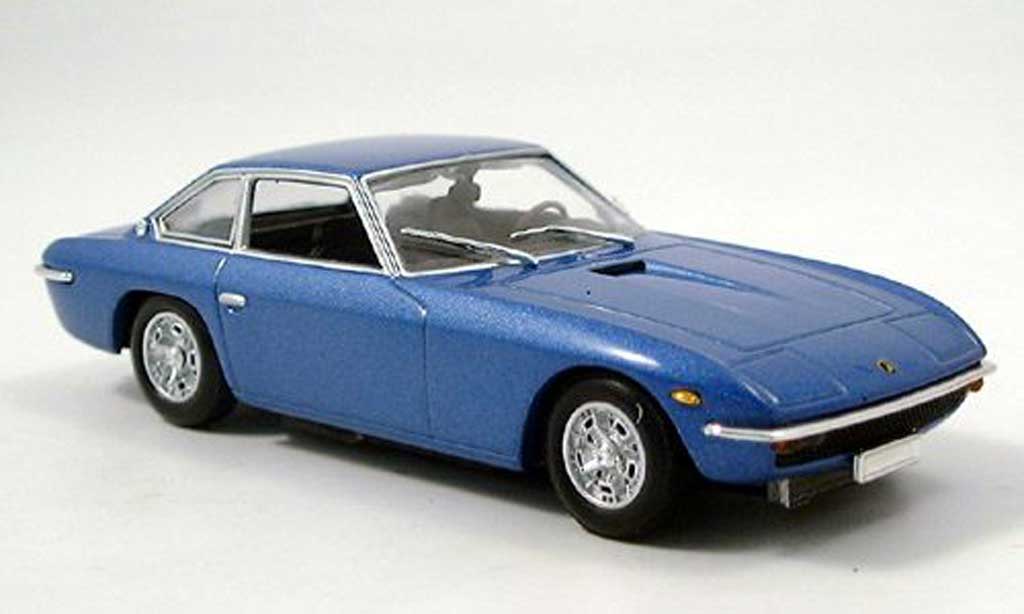 Lamborghini Islero 1/43 Minichamps blu 1968 modellino in miniatura