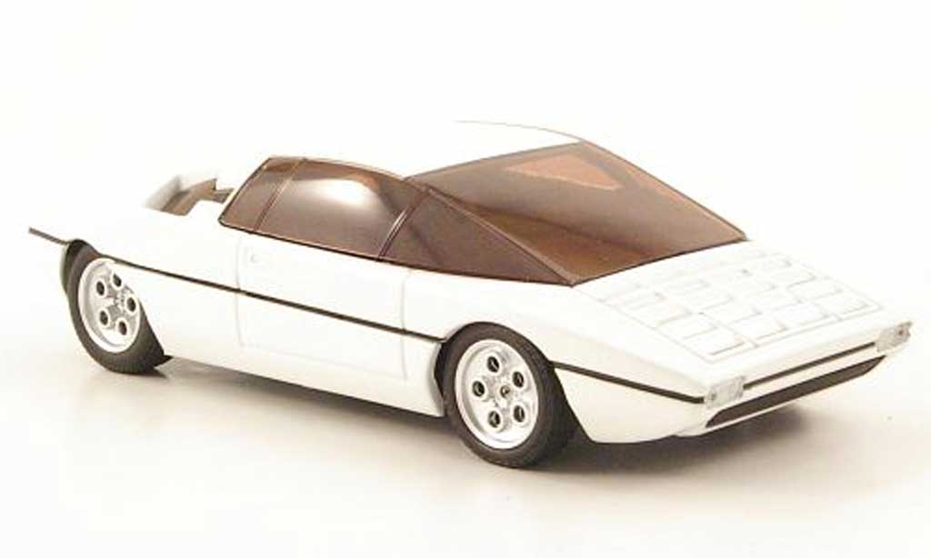 Lamborghini Bravo 1/43 Minichamps bianco 1974 modellino in miniatura