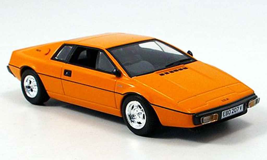 Lotus Esprit 1/43 Minichamps orange 1978 modellino in miniatura
