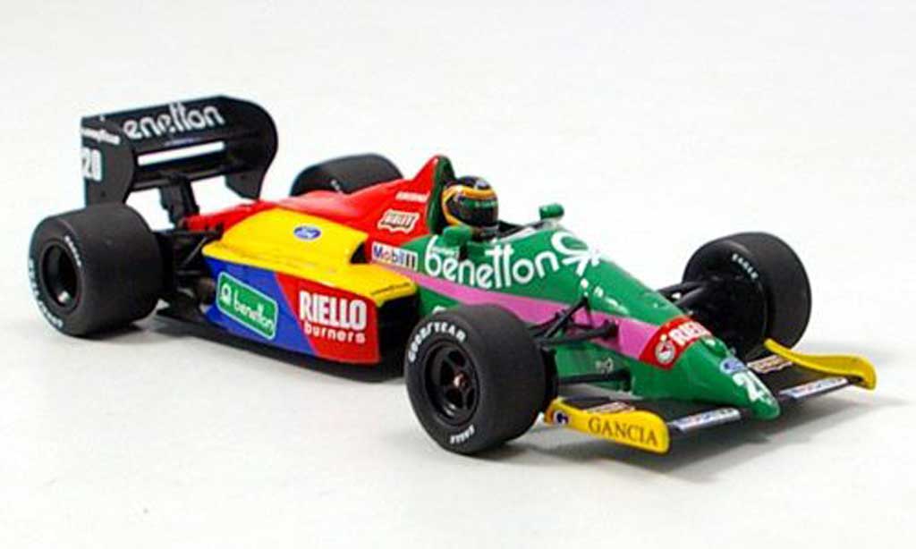 Ford F1 1987 1/43 Minichamps 1987 Benetton B 187 Boutsen modellino in miniatura