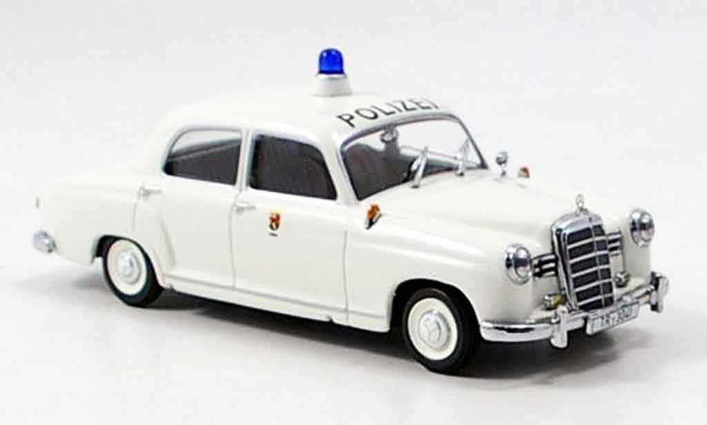 Mercedes 180 1/43 Minichamps police Trier modellino in miniatura