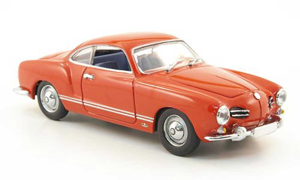 Volkswagen Karmann 1/43 Minichamps Ghia Coupe (Typ 14) rosso 1966 modellino in miniatura