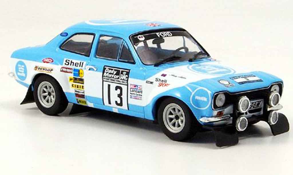 Ford Escort MK1 1/43 Minichamps MK1 I Makinen Liddon Sieger Rallye RAC 1973 modellino in miniatura