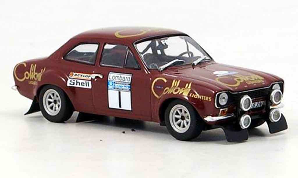 Ford Escort MK1 1/43 Minichamps MK1 I Makinen Liddon Sieger Rallye RAC 1974 modellino in miniatura