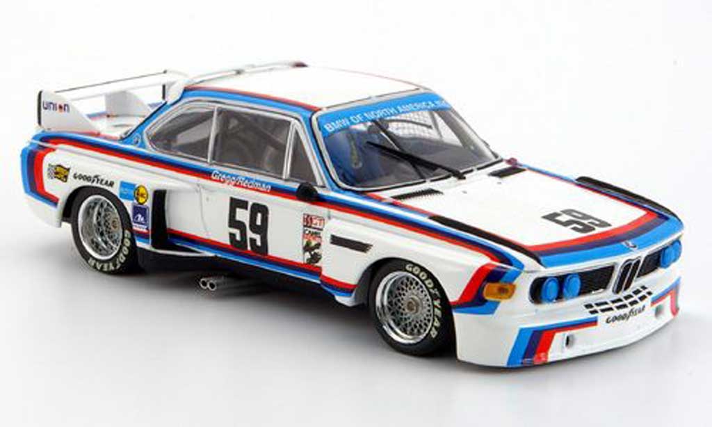 Bmw 3.5 CSL 1/43 Minichamps CSL IMSA Gregg-Redman Sieger Daytona 1976 modellino in miniatura