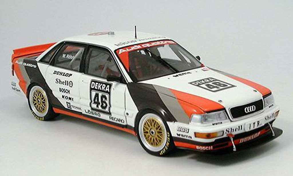 Audi V8 Quattro 1/18 Minichamps Quattro roehrl dtm 1991 modellino in miniatura