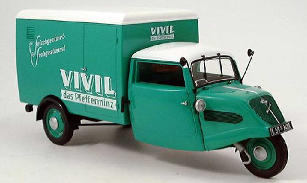 Tempo Hanseat 1/18 Minichamps kasten vivil linkslenker (lhd) 1952 modellino in miniatura