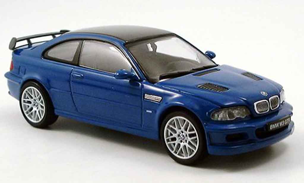 Bmw M3 E46 1/43 Kyosho GTR E46 street blu modellino in miniatura