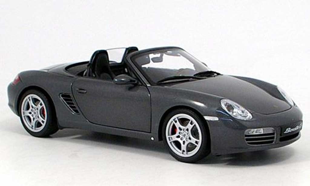 Porsche Boxster 1/18 Kyosho s grigio modellino in miniatura