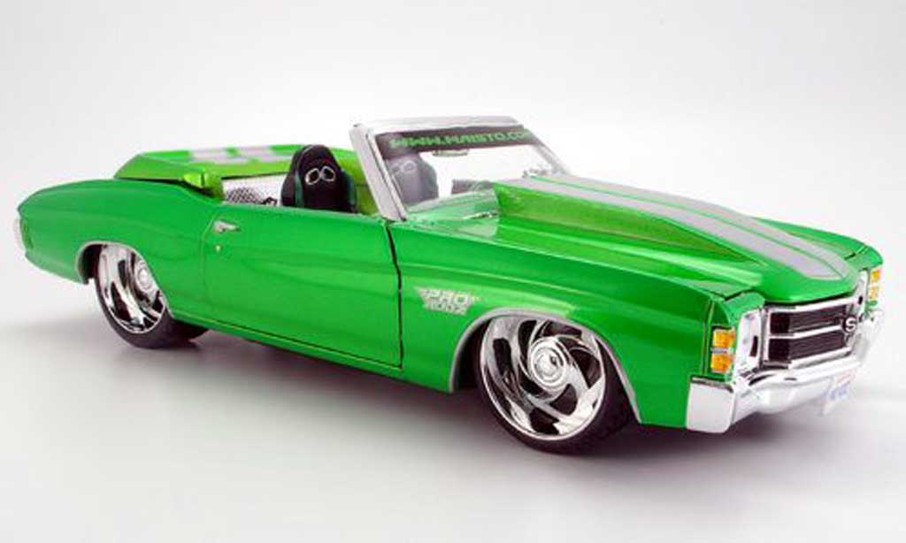Chevrolet Chevelle 1971 1/18 Maisto 1971 SS454 cabrio prorodz modellino in miniatura
